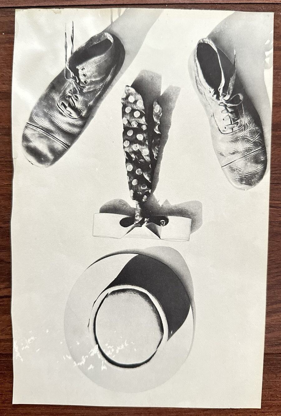 Buster Keaton Vintage Photo Print Pork Pie Hat Shoes Tie Silent Film 6x9.5